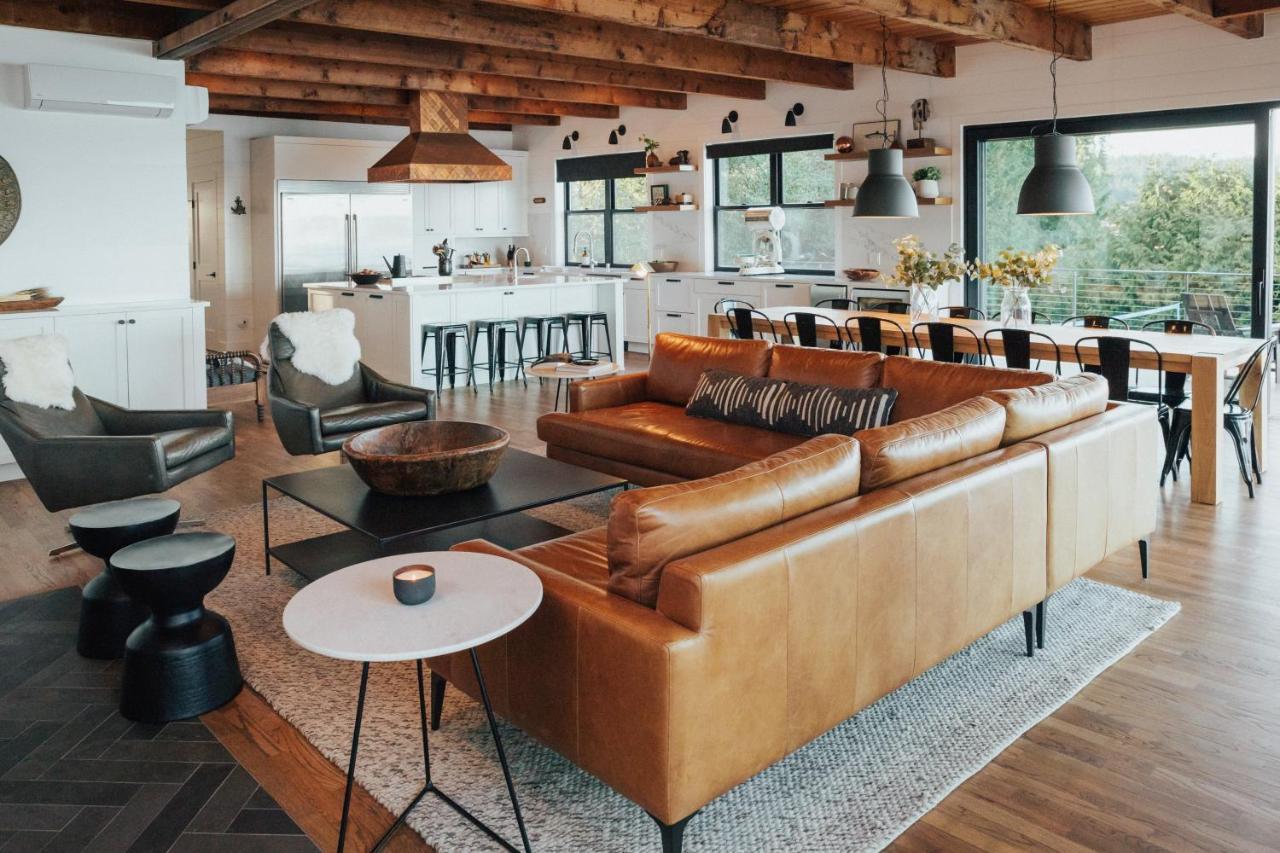 Whidbey Island Modern Farmhouse Greenbank Dış mekan fotoğraf